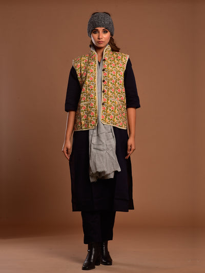 Cotton Quilted Jacket Kashish Jaal
