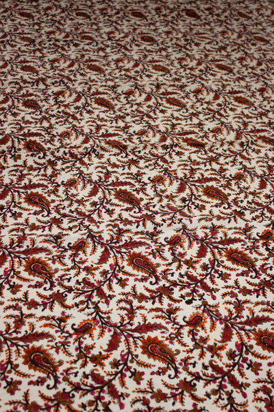 Square Table Cover Jaal Print in Multicolor