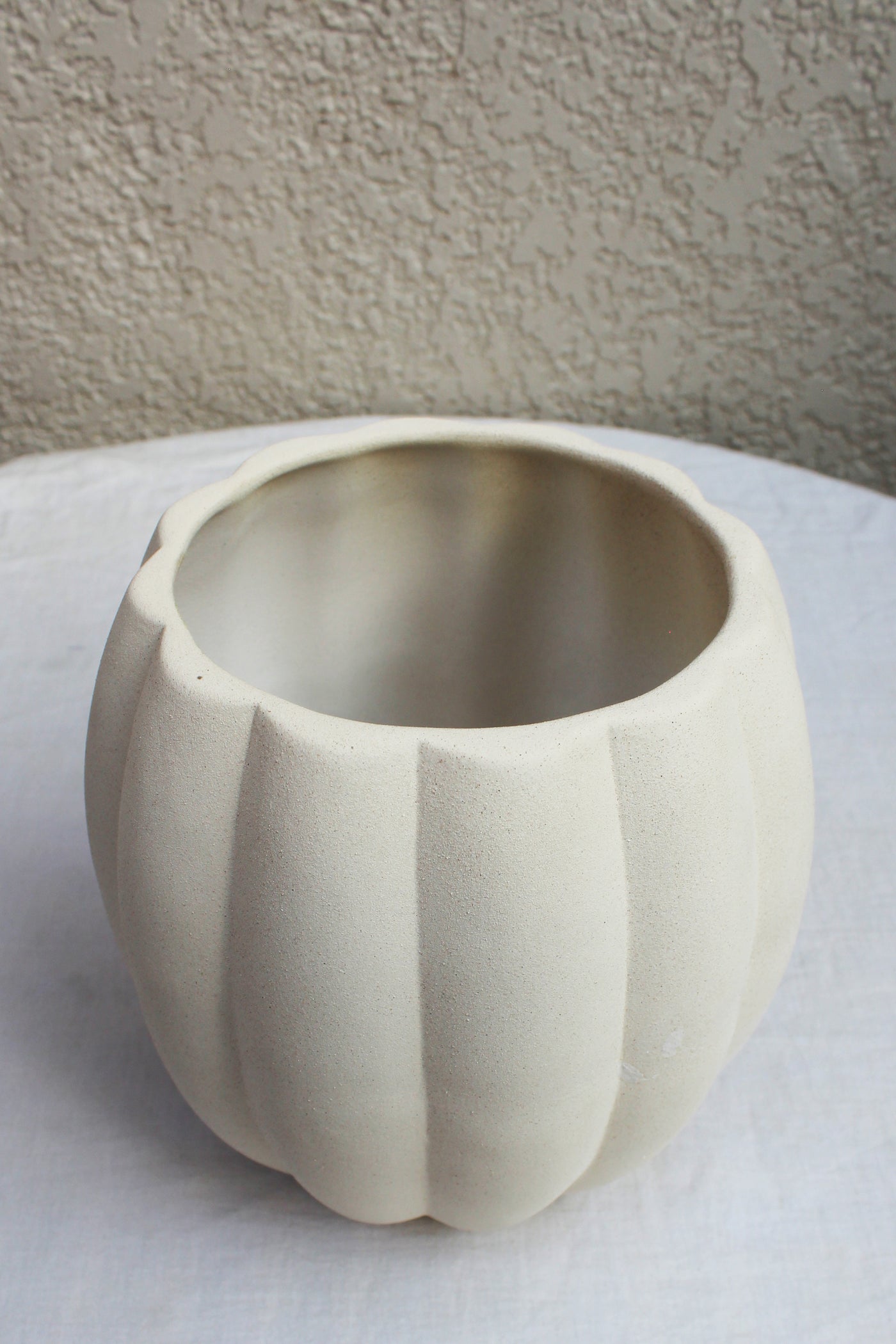 Ceramic Stoneware Flower Vases in White