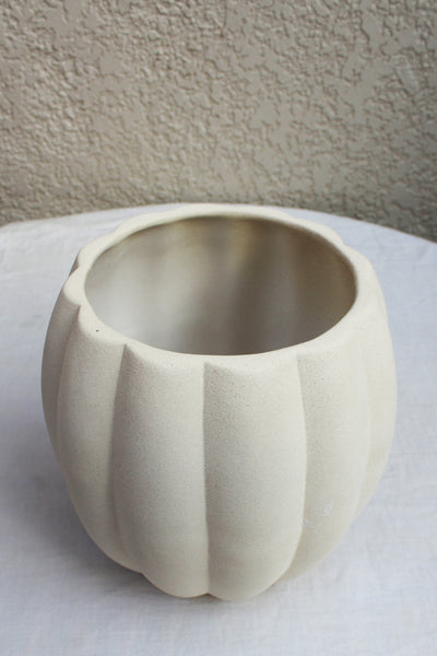 Ceramic Stoneware Flower Vases in White