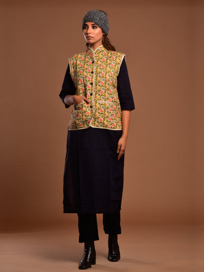 Cotton Quilted Jacket Kashish Jaal