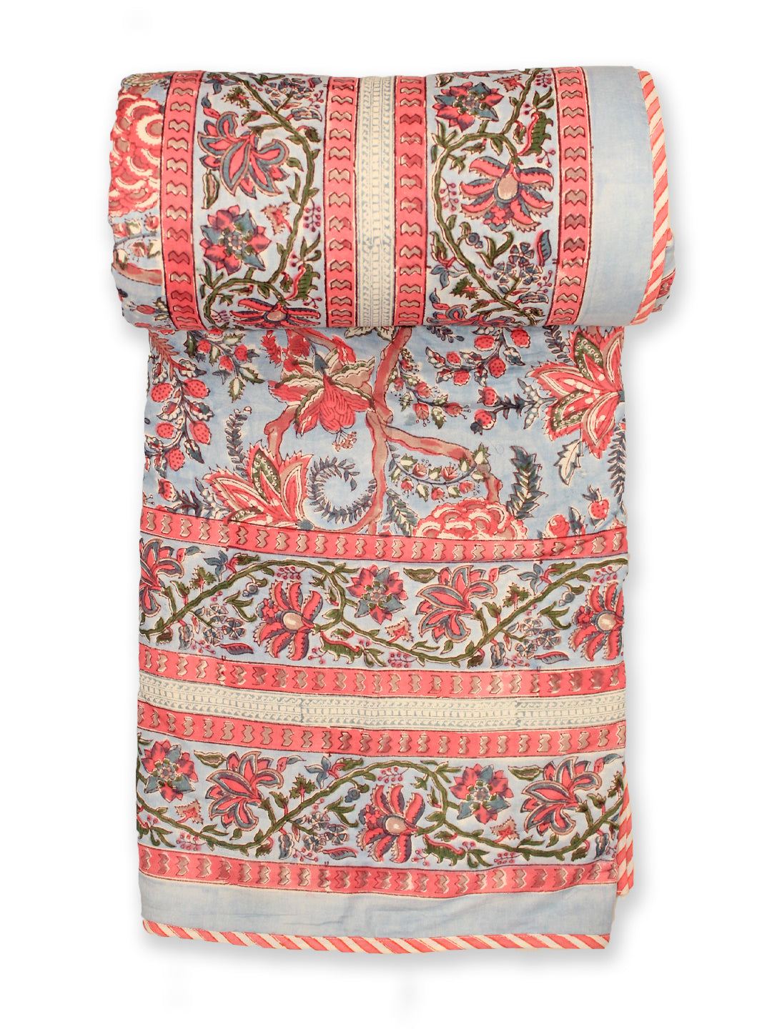 Dohar Big Flower Blue Jaal