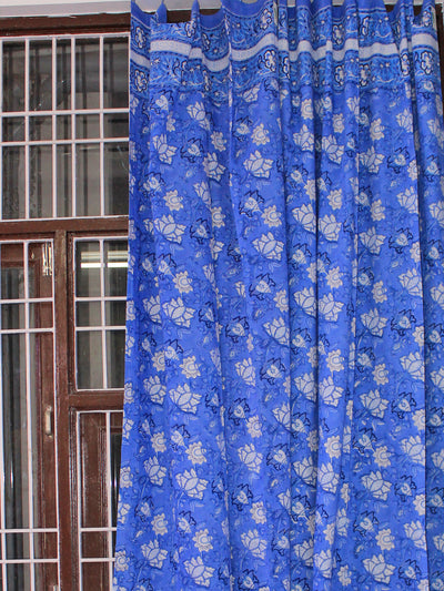 Curtain Blue Flower Gad