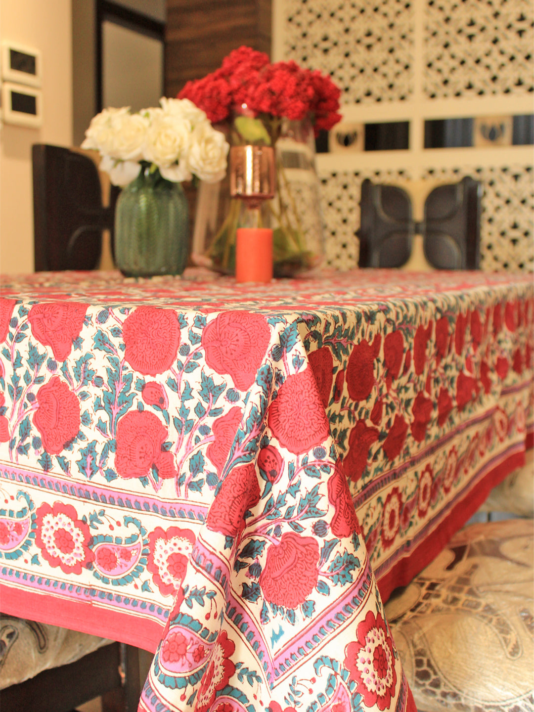 Rectangle Table Cover 6 Chair