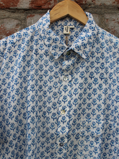 Small Butta Print Half Sleeves Men Shirt.