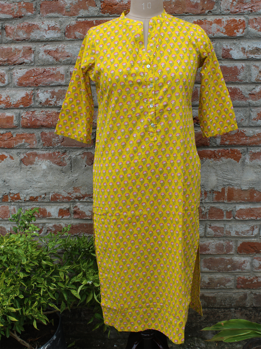 Chhipa Hand Sequins Work Pure Cotton Kurta